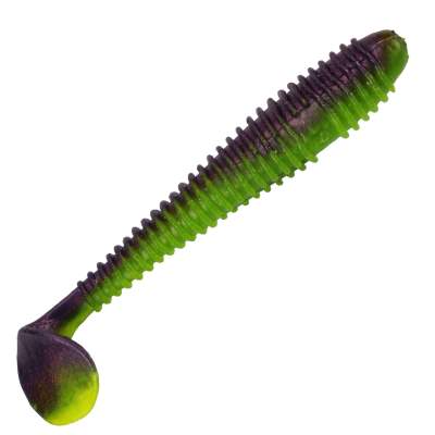 Gummifisch Canyonizer 11,5cm Purple Army Green, 11,5cm - Purple Army Green - 13g - 4Stück