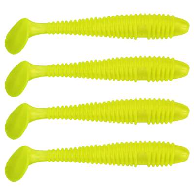 Gummifisch Canyonizer 11,5cm Neon Yellow, 11,5cm - Neon Yellow - 13g - 4Stück