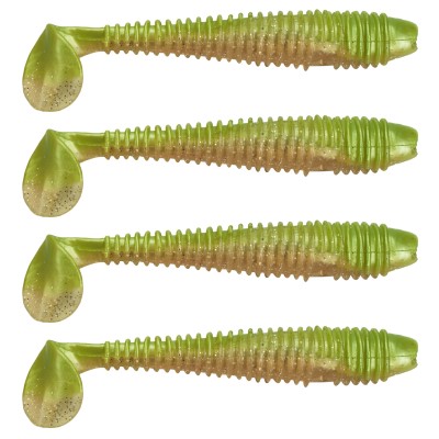 Gummifisch Canyonizer 11,5cm Green Peach, 11,5cm - Green Peach - 13g - 4Stück