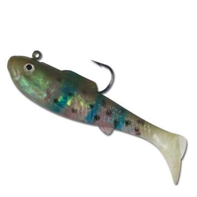 Angel Domäne Holographic Paddle-Typ Shad 2 BE 5cm - BE - 4g - 4Stück