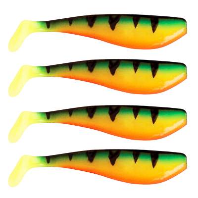 Fox Rage Zander Pro Shad 12cm/4,75 Firetiger, - 12cm - Firetiger - 4Stück