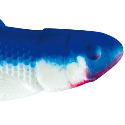 Relax Kopyto Ohio Shad 4, 11,0cm, 006-1 11cm - reinweiss- blau - 1Stück
