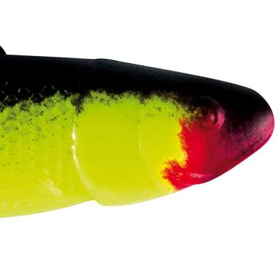 Relax Kopyto Ohio Shad 4, 11,0cm, 056 3er Pack 11cm -  fluogelb- schwarz - 3er Pack