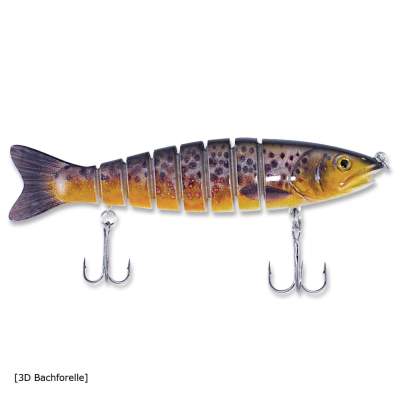 Roy Fishers Real Fish Swimbait 14 3DBF, - 14cm - 3 D Bachforelle - 25g - 1Stück