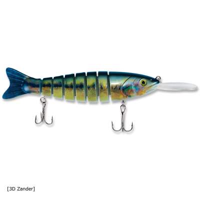 Roy Fishers Real Fish Diving Swimbait 15 3DZ, - 15cm - 3 D Zander - 30g - 1Stück