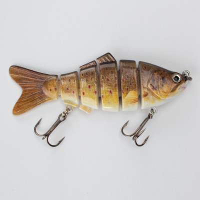 Roy Fishers Real Fish Shad Swimbait 10 BF, - 10cm - Bachforelle - 25g - 1Stück