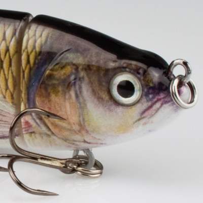 Roy Fishers Real Fish Minnow Swimbait 125 KAR, - 12,5cm - Karausche - 27g - 1Stück