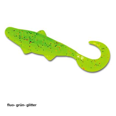 Relax Kopyto Banjo Twister 5 FGGG 5cm - fluogelb-grün-glitter - 5Stück