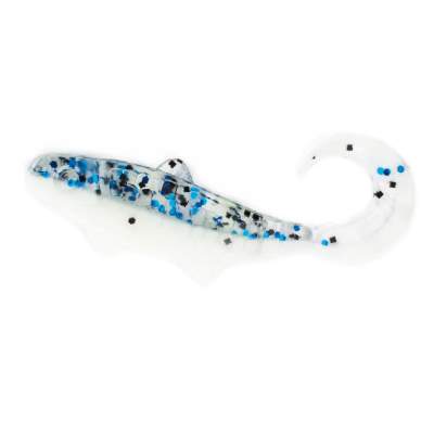 Relax Kopyto Banjo Twister 2, 5,5cm, B78 5,5cm - reinweiss- blau- glitter - 1Stück