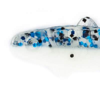 Relax Kopyto Banjo Twister 2, 5,5cm, B78  5er Pack, 5,5cm - reinweiss- blau- glitter -  5er Pack