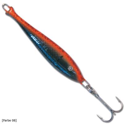 Blitz Pilker Kiel 08 125g orange/schwarz/schwarzglimmer - 125g - 1Stück