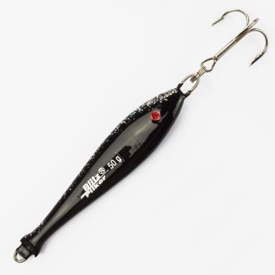 Blitz Pilker Pilker Kiel (Kieler Blitz) 15 50g schwarz/silberglimmer - 50g - 1Stück