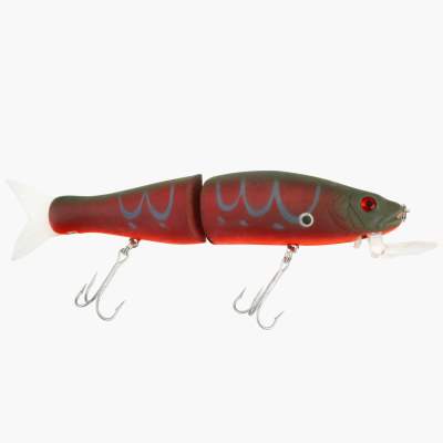 DLT Roach Swimbait, 2-tlg red mat,