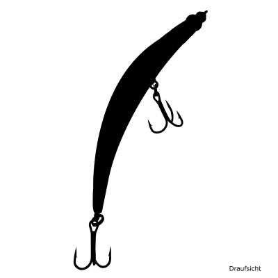 DLT Crank Bait white chartreuse black,