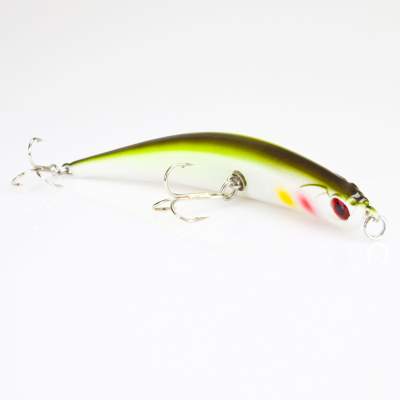 DLT Crank Bait white chartreuse black,