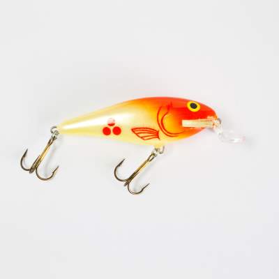 Salmo Executor SR Wobbler Flachläufer floating 5,0cm RH, 5cm - Red Head - 5g - 1Stück