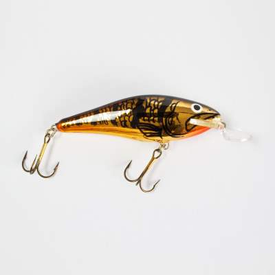 Salmo Executor SR Wobbler Flachläufer floating 7,0cm G 7cm - Gold - 8g - 1Stück