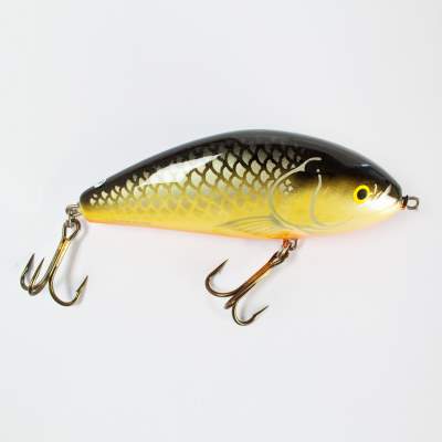 Salmo Fatso Pull- Jerkbait floating 14,0cm GS, 14cm - Grey Silver - 85g - 1Stück