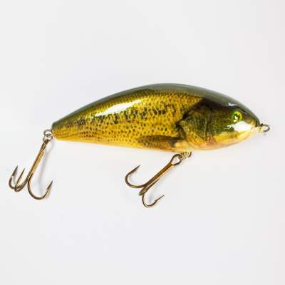 Salmo Fatso Pull- Jerkbait floating 14,0cm RBS, 14cm - Real Bass - 85g - 1Stück