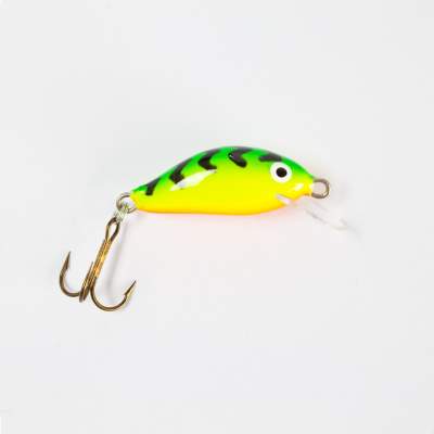 Salmo Hornet SR Wobbler Flachläufer floating 2,5cm GT, - 2,5cm - Green Tiger - 1,2g - 1Stück