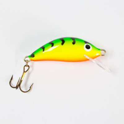 Salmo Hornet SR Wobbler sinking Flachläufer 3,5cm GT 3,5cm - Green Tiger - 2,4g - 1Stück