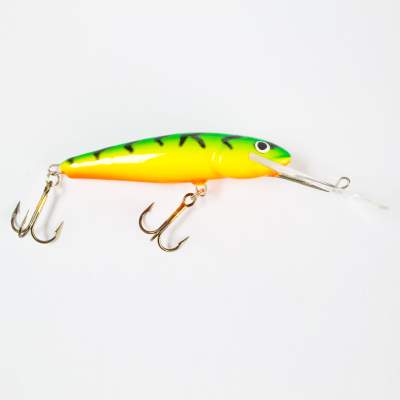 Salmo Minnow SDR Wobbler Tiefläufer floating 7,0cm GT, - 7cm - Green Tiger - 7g - 1Stück