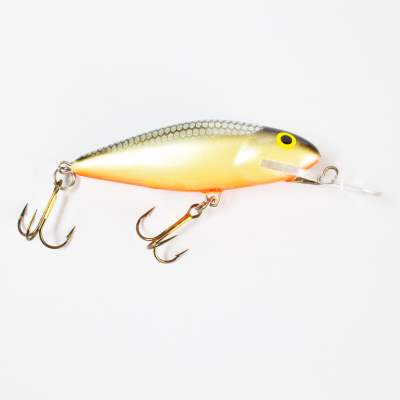 Salmo Perch DR Wobbler Tiefläufer floating 8,0cm GS 8cm - Grey Silver - 14g - 1Stück