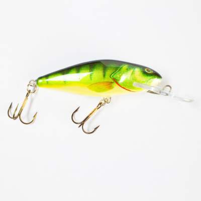 Salmo Perch DR Wobbler Tiefläufer floating 8,0cm PH, - 8cm - Perch - 14g - 1Stück