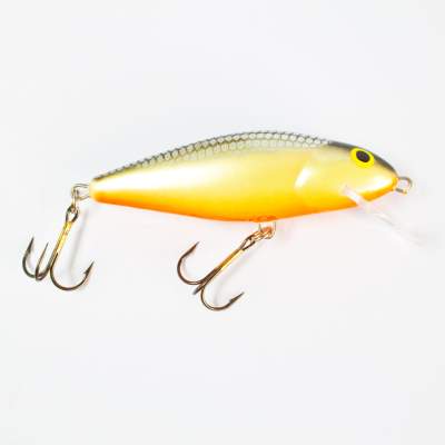 Salmo Perch Wobbler floating 8,0cm GS, - 8cm - Grey Silver - 12g - 1Stück