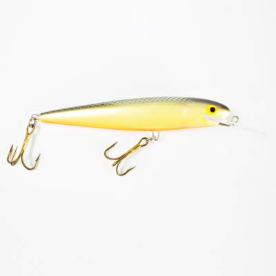 Salmo Whitefish DR Wobbler tiefläufer floating 13,0cm GS, - 13cm - Grey Silver - 21g - 1Stück