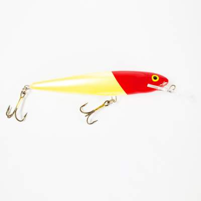 Salmo Whitefish DR Wobbler tiefläufer floating 13,0cm RH, - 13cm - Red Head - 21g - 1Stück