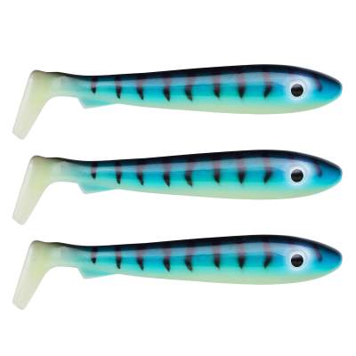 Svartzonker Sweden McRubber BigBass Gummishad 12.5cm - Glow Makrill - 21g - 3 Stück