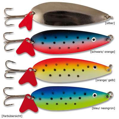 Roy Fishers Northern Pike Blinker SCH/O 20 78mm - schwarz/orange - 20g - 1Stück