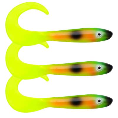 Svartzonker Sweden McRubber Tail Twister 23cm Twister Gummifische 35g - 3 Stück - Parrot