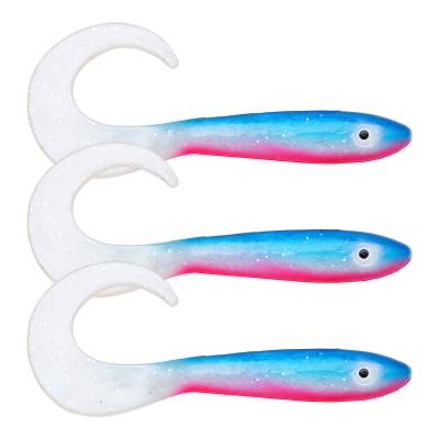 Svartzonker Sweden McRubber Tail Twister 23cm Dawn, Gummifische mit Twisterschwanz - 35g - C14 - 3 Stück