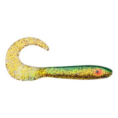 Svartzonker Sweden McRubber Tail Twister, 11cm - Golden Green - 4.5g - 10 Stück