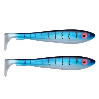 Svartzonker Sweden McRubber Shad, 23cm - UV Pearl Makrill - 63g - 2 Stück