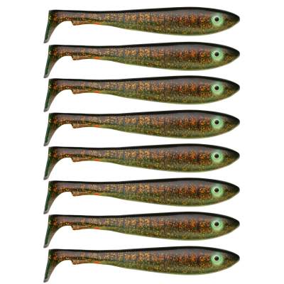 Svartzonker Sweden McRubber Shad, 9cm - 6g - 8 Stück - Burbut C10