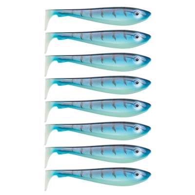 Svartzonker Sweden McRubber Shad Gummifische 9cm - 6g - 8 Stück - Glow Makril C13