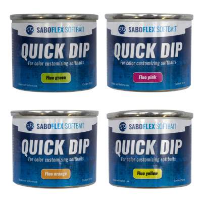 Svartzonker Sweden SaBoFlex Softbait Quick Dip - Gummifisch Farbe 50 ml - Fluo Green