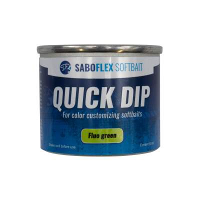 Svartzonker Sweden SaBoFlex Softbait Quick Dip - Gummifisch Farbe 50 ml - Fluo Green