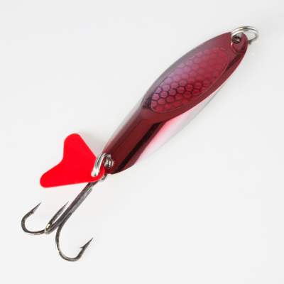 Angel Domäne Wurfblinker 28g silber/rot 6,5cm - silber/rot - 28g - 1Stück