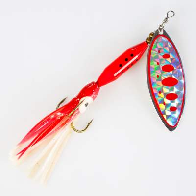 Angel Domäne Spinner Long blade octotail 25g 001A, 12,5cm - 001A - 25g - 1Stück