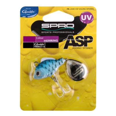 SPRO ASP Jiggin' Spinner UV 28g Herring - 28g - Herring - 1Stück