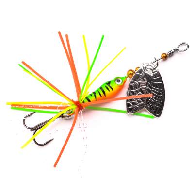 SPRO Larva Mayfly Micro Spinner Spinner Treble Hook - 5cm - 4g - Firetiger - 1Stück