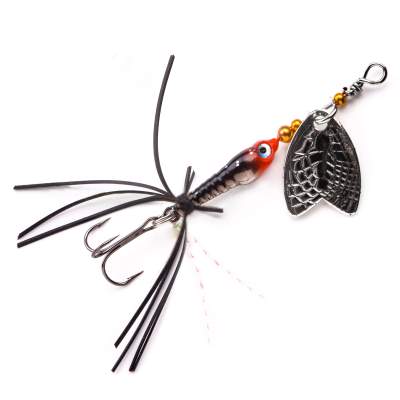 SPRO Larva Mayfly Micro Spinner, Treble Hook - 5cm - 4g - Roach - 1Stück