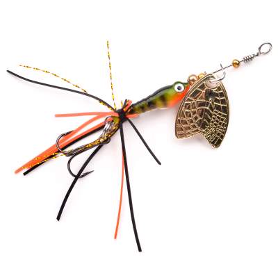 SPRO Larva Mayfly Micro Spinner, Treble Hook - 5cm - 4g - Perch - 1Stück