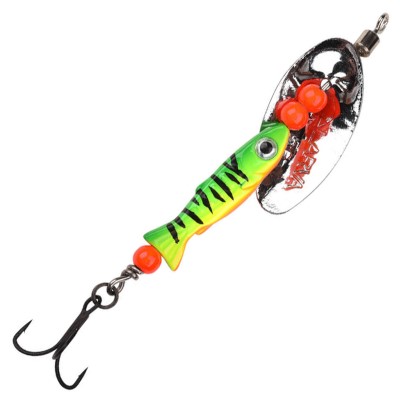 SPRO Larva Inline Spinner Firetiger - 5,5cm - 5g - Gr.12 - 1Stück