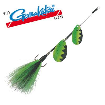 SPRO HS Polder Tandem Spinner XL GT 12, - green tiger - 12g - 1Stück