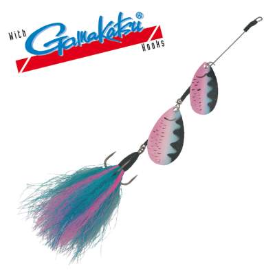 SPRO HS Polder Tandem Spinner XL HPT 12, - hot pink tiger - 12g - 1Stück